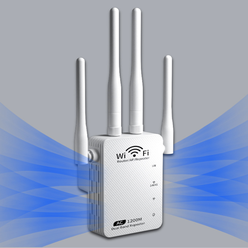 Wi-Fi репитер 1200 Мбит/с, 4 антенны, 1200 Мбит/с