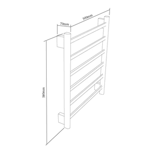 Accessoire <span class=keywords><strong>de</strong></span> <span class=keywords><strong>salle</strong></span> <span class=keywords><strong>de</strong></span> <span class=keywords><strong>bain</strong></span>, <span class=keywords><strong>porte</strong></span>-serviettes chauffant intelligent, <span class=keywords><strong>radiateur</strong></span> électrique pour serviettes, chauffe-serviettes - Product Image 4
