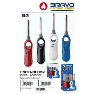 Encendedor Electrónico Bravo para Barbacoa JW906 Opaco Surtidos Expositor - Product Image 3