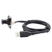 Modul Kamera USB 3.0 Kecepatan Tinggi ELP Low Light IMX291 High 50FPS untuk Golf Swing dengan Lensa Sudut Lebar 120 Derajat Distorsi Rendah