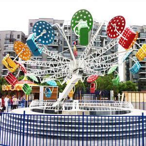 Ahtopot lunapark precio barato de fábrica Parque de Atracciones paseos doble vuelo venta paseo - Product Image 4