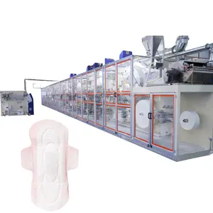 Machine de production de serviettes hygiéniques automatique d'occasion rentable