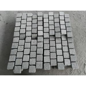 Sh đá tự nhiên đường lái xe màu xám đá granit khối gạch mô hình flamed bề mặt chia cạnh lát đá làm vườn lưới đá cuội - Product Image 1