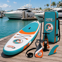Planche de paddle gonflable OEM 10'6" avec poignée latérale, logo personnalisé, fabrication en usine