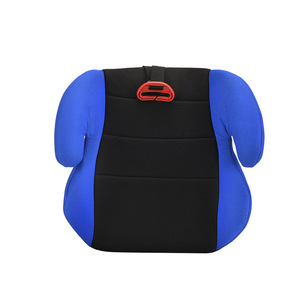Car <b>Seat</b> <b>Booster</b> <b>Cushion</b> 36x34x16cm For Kids 0-39kg With Safety Belt Loop And Soft Handle Blue - Product Image 2