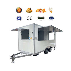 Vente chaude de chariots de barbecue mobiles, remorques alimentaires pour la vente aux Philippines, camion de nourriture entièrement équipé avec toilettes - Product Image 3