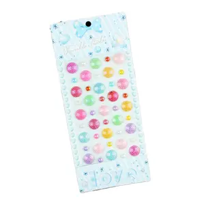 DIY 네일 자동차 휴대 전화 노트북 보석 다이아몬드 라인 석 접착제 스티커