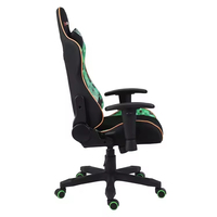 Chaise de jeu ergonomique moderne pour enfants à hauteur réglable, pivotante, en cuir PU, avec inclinaison à 180 degrés