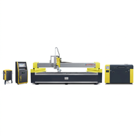 Machine de découpe jet d'eau CNC Bridge Sawjet 5 axes, découpeuse jet d'eau 3000 x 2000 mm, type portique pour tôles métalliques