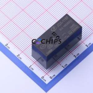 JQX-115F/012-1HS3(551) Power Relay DIP,12.7x29mm Relay 12V 1 Normally Open: 1A (SPST-Normally Open)::: 6 16A-250VAC - Product Image 1