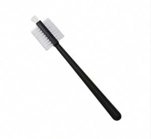 Brosse de nettoyage de cuisine avec manche en acier et brosse en nylon pour presse-agrumes/machine à lait de soja, en plastique PP - Product Image 1