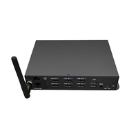 Réel lecteur multimédia Android 8K 6 hdm i sorties écran de liaison Port réseau Gigabit lecteur réseau HD 8 + 64G