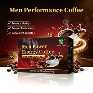 Winstown กาแฟสำหรับผู้ชาย, ผงกาแฟรากมาค่าจากสมุนไพรธรรมชาติผงให้พลังงานเครื่องดื่มที่เป็นของแข็งโสมกาแฟดำสำเร็จรูป - Product Image 2