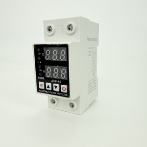 Protecteur de tension réglable à <span class=keywords><strong>récupération</strong></span> automatique monophasé 220V AC 50/60Hz, disjoncteur en cuivre 40/63A avec protection contre les surcharges - Product Image 1