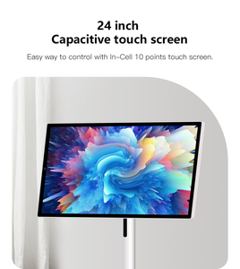 Ventes chaudes 2025 Tablette PC intelligente mobile <span class=keywords><strong>TV</strong></span> portable avec batterie <span class=keywords><strong>Android</strong></span> 12 <span class=keywords><strong>24</strong></span> pouces Suivez-moi <span class=keywords><strong>TV</strong></span> mobile 4K Écrans intelligents - Product Image 2