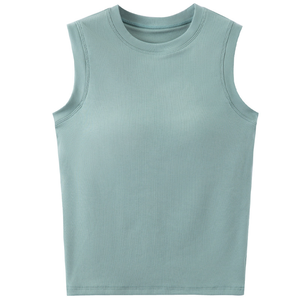 Débardeur Sport Décontracté Amincissant Sans Bretelles, Respirant, à Épaules Larges, avec Logo Personnalisé, Rembourré et Sans Armature - Product Image 6