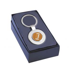 Llavero de Rugby con Anillo Metálico Hueco de 25 mm de Diámetro, Diseño Deportivo - Product Image 3