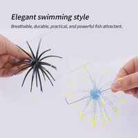 OEM TPE 낚시 루어 성게 루어 소프트 베이트 일본산 바늘미끼 농어 바다농어 만다린 피싱 틸라피아 센터볼 성게 20mm