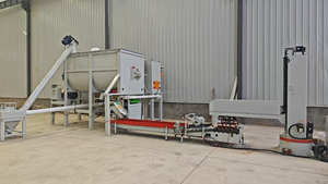 Machine à mélanger le plâtre de gypse, ligne de production automatique de mortier, usine de fabrication de plâtre de <span class=keywords><strong>Paris</strong></span>, équipement de mortier sec - Product Image 4