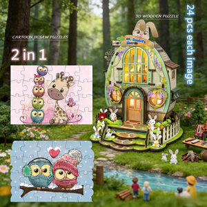 Puzzle 3D Fai-da-Te in Carta USA, Vendita all'Ingrosso, Decorazione <span class=keywords><strong>per</strong></span> la Casa, Giocattoli <span class=keywords><strong>per</strong></span> <span class=keywords><strong>Bambini</strong></span> e Adulti - Product Image 1