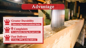 51CrV4 биметаллическая стальная лентовая пила для резки твердой древесины, Высоколегированная Сталь для деревообработки - Product Image 6