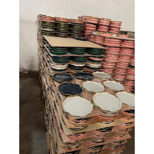 Vajilla <span class=keywords><strong>de</strong></span> Cerámica Blanca con Borde Dorado, <span class=keywords><strong>Platos</strong></span> y Tazones <span class=keywords><strong>de</strong></span> <span class=keywords><strong>Porcelana</strong></span> <span class=keywords><strong>de</strong></span> Diferentes Formas, Venta por Caja para Hotel, <span class=keywords><strong>Precio</strong></span> Directo <span class=keywords><strong>de</strong></span> Fábrica - Product Image 6