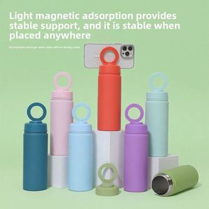 500ml 304 Stainless Steel Vacuum <b>Insulated</b> <b>Cup</b> With Phone Holder Magnetic Lid Space Pot Portable Handle Water Mug - Product Image 2