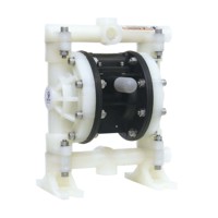1/4 "1/2" 1 "1-1/2" 2 "3" pouces pleine pompe pneumatique pneumatique à membrane Double membrane en plastique