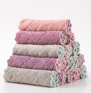 Individuelle Mikrofaser-Reinigungskleider für Küche Export Geschirr und Handtuch Korallenseiden-Hausreinigungsstäbchen - Product Image 1