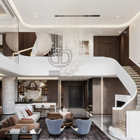 Villas plan de maison conçoit un package de styles de luxe modernes design italien rendu 3d service de design d'intérieur en ligne