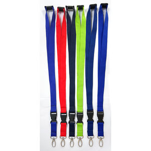 Longes de porte-cartes d'identité en polyester écologiques avec impression en soie personnalisée Breakaway avec logo Longe de beau <span class=keywords><strong>cadeau</strong></span> personnalisée - Product Image 1