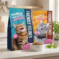YOUYI En gros Sachet pour aliments pour chiens à huit soudures latérales, en feuille haute barrière, pour aliments pour animaux de compagnie en vrac de 2 kg, qualité alimentaire