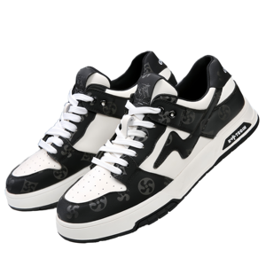 Nouvelles chaussures décontractées en cuir de haute qualité pour hommes, chaussures de sport à semelle épaisse pour étudiants, chaussures de marche tendance pour l'automne - Product Image 1