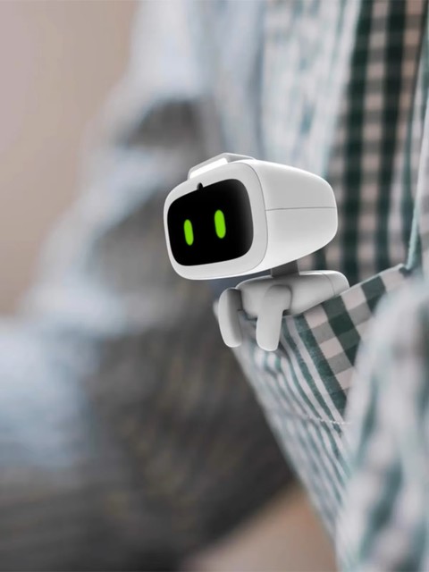 Aibi Pocket Robot Smart AI Desk Toy Interactive Companion for Office and Home