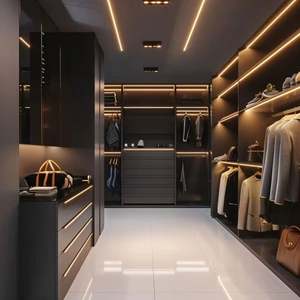 Armoire de villa, meubles de maison, armoire de chambre à coucher, solutions personnalisées pour les villas, les appartements et les hôtels - Product Image 1