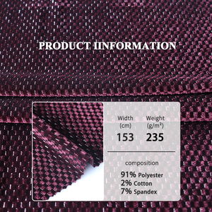 2024 Hot Bán Nhà Máy Giá 100% <span class=keywords><strong>Polyester</strong></span> Long Lanh Kim Loại Sợi Dệt Kim Voan Vải Cho Một Mảnh Váy - Product Image 2