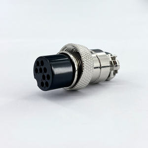 Conectores de Aviación Rectos IP67 con Contactos de Cobre, Hembra y Macho GX12/GX14/GX16/GX20 de 2-10 Pines para Aplicaciones en PCB - Product Image 6