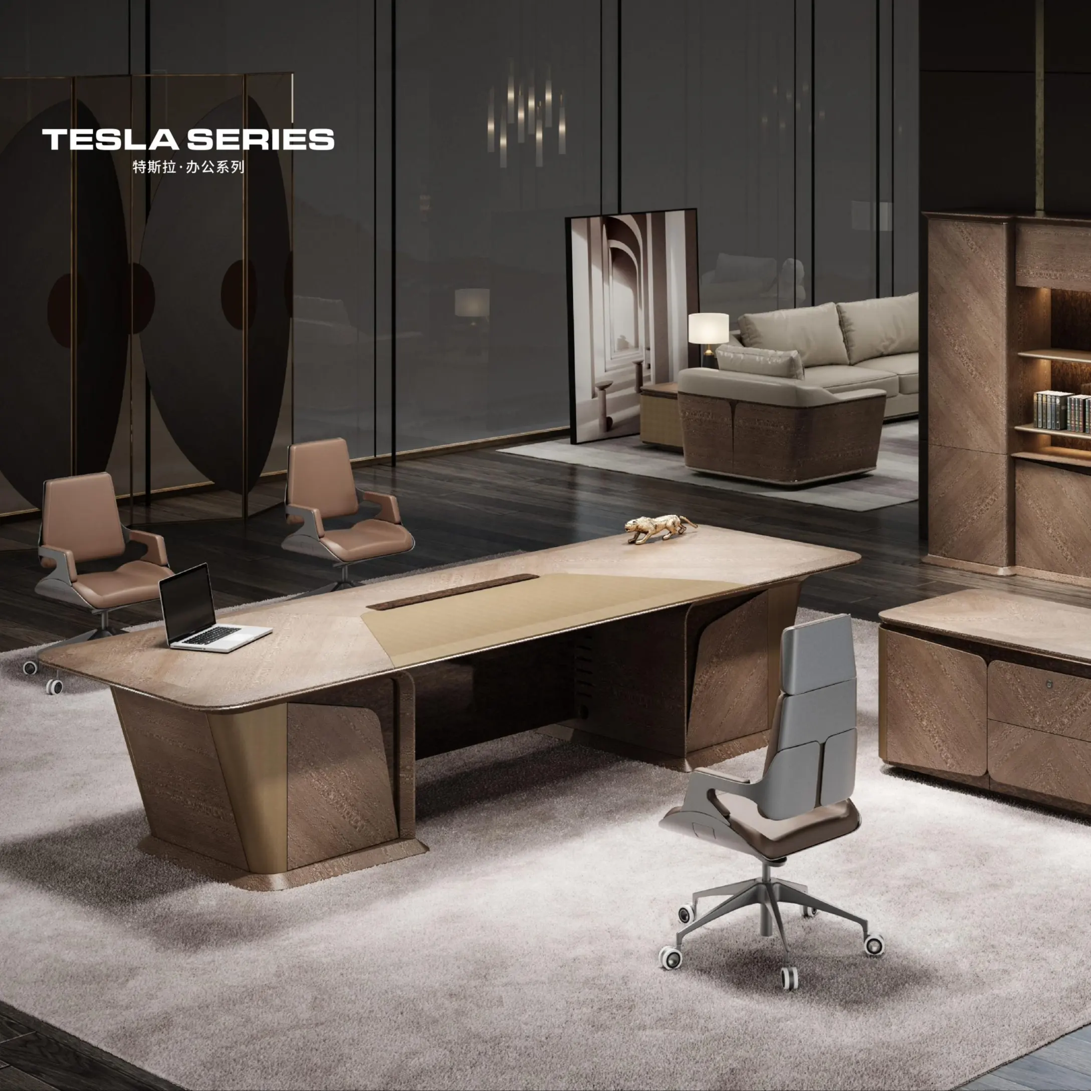 Il boss moderno metallo amministrativi scrivania scrivania in legno disegni di mobili per ufficio