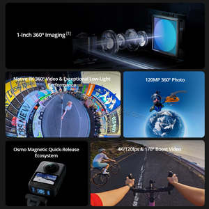 <span class=keywords><strong>DJI</strong></span> <span class=keywords><strong>Osmo</strong></span> 360 Combo Estándar, Imagen CMOS de 1 Pulgada, Video Nativo 8K 360, Video <span class=keywords><strong>4K</strong></span>/120fps 170 Boost, IP67 Resistente al Agua, MicroSD de 64GB - Product Image 6