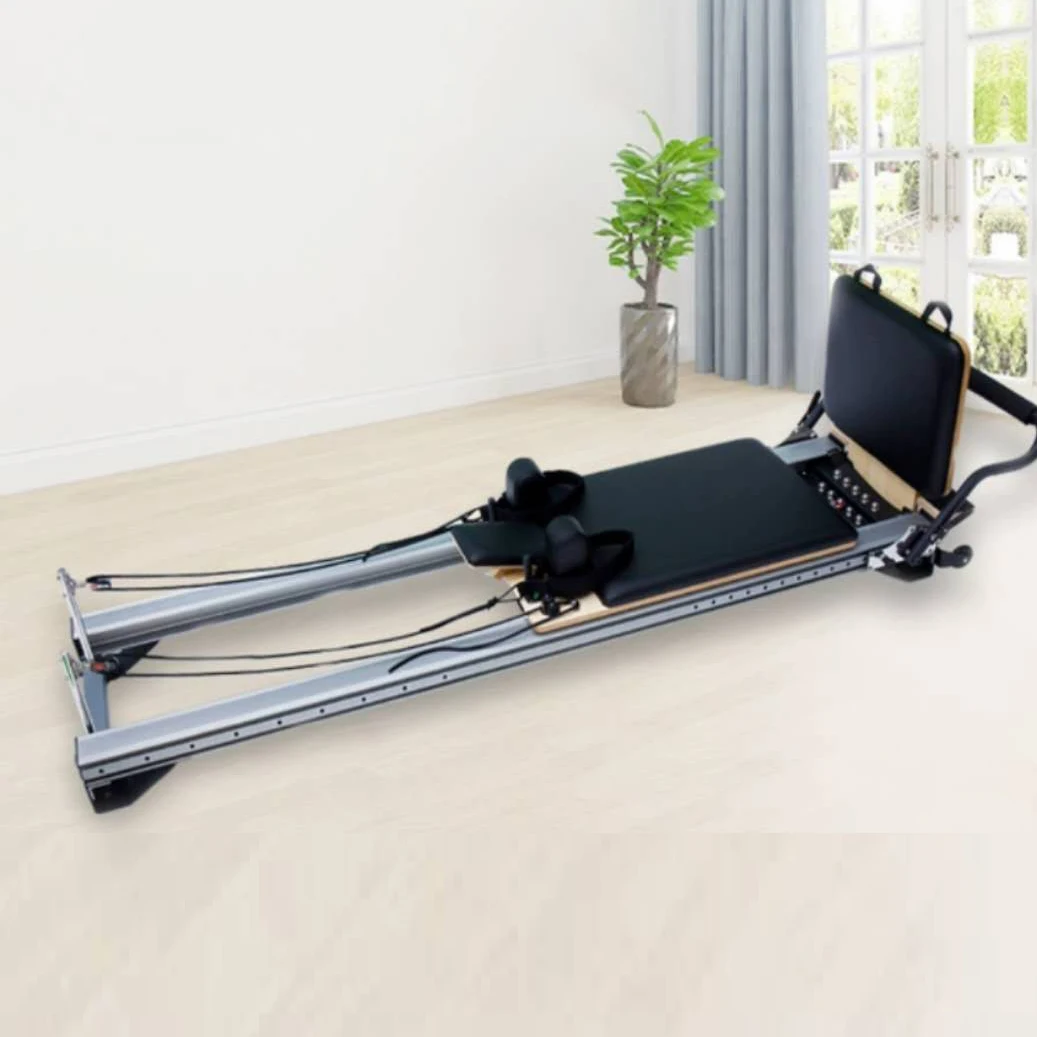 Оборудование для фитнеса, пилатеса, машина для домашнего использования, балансировочная кровать для тренировки тела, алюминиевый реформер с прыгающей панелью