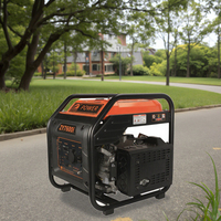 Nouveau Générateur d'Essence Portable Ouvert 3kV/5kW Monophasé et Triphasé Fabriqué en Chine