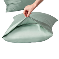 Taie d'oreiller enveloppante en soie de mûrier 100% tissée, douce et lisse, pour cheveux et peau, taille personnalisée, style hôtelier moderne, vente en gros usine