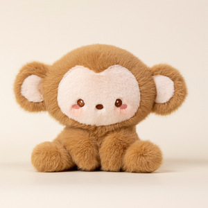 Peluche Morbidi di Elefante, Maiale, Scimmia e Agnello per Decorazione Scrivania, Regali di Compleanno, Compagni per Bambini, Vendita all'Ingrosso - Product Image 6