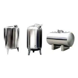 Kmc 50L 100L 200L 500L dọc dầu cọ lưu trữ Tank thép không gỉ nước lưu trữ Tank