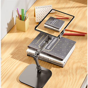 <span class=keywords><strong>Support</strong></span> de téléphone réglable pour bureau, bras <span class=keywords><strong>articulé</strong></span> en métal noir, <span class=keywords><strong>support</strong></span> pour diffusion en direct et photographie - Product Image 4