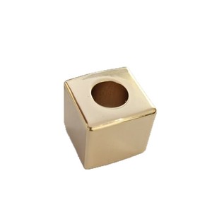 Colgante cúbico de aleación de zinc, 19mm de diámetro interior, 9,8mm, para bolsos, artículos de cuero, alta calidad - Product Image 4
