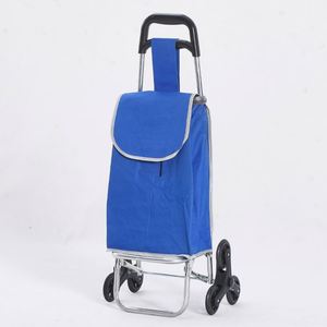 Bolsa de Compras Plegable de Poliéster con Ruedas y Logotipo Personalizado, Carrito de Viaje Plegable - Product Image 2