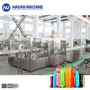 Carbonated beverage sparkling water manufacturer customized fully automatic three-in-one filling machine