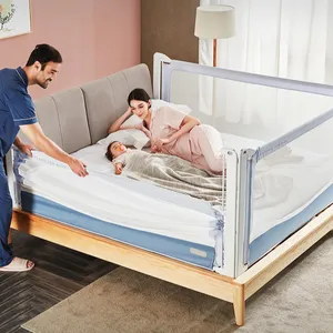 Манеж большого размера для детской кроватки, Пластиковая направляющая для детской кровати/