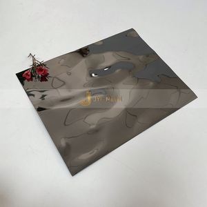 Plaque décorative murale et de plafond en acier inoxydable 304 M14, effet miroir, ondulé, martelé, pliage, découpe, soudage, épaisseur personnalisée - Product Image 4